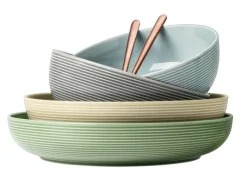 Seltmann Weiden Beat Coor Glaze Foodbowl Set 3-teilig Arktisblau< Geschirr