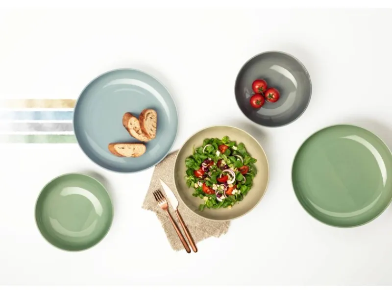 Clearance Seltmann Weiden Beat Coor Glaze Foodbowl Set 3-teilig Perlgrau
