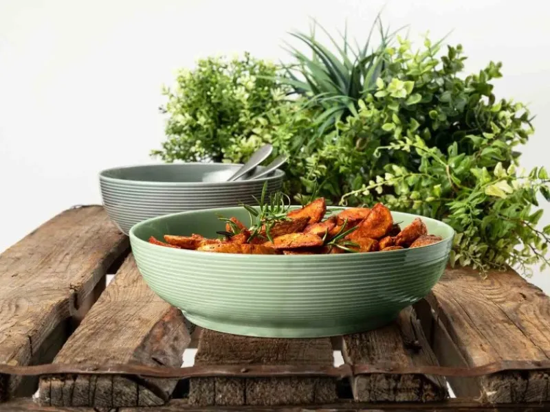 Clearance Seltmann Weiden Beat Coor Glaze Foodbowl Set 3-teilig Perlgrau