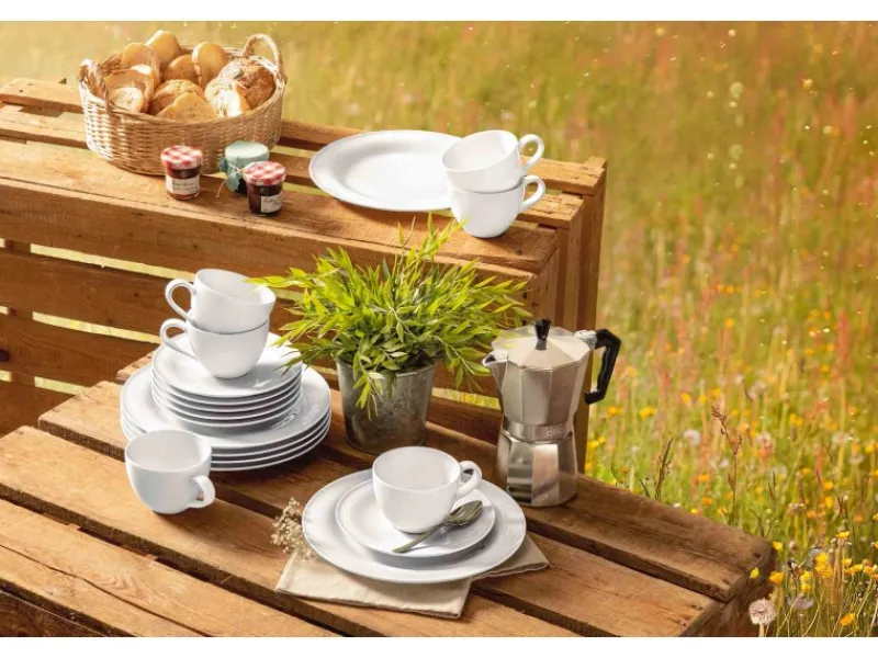 Seltmann Weiden Beat Coor Glaze Kaffeeservice 18-teilig< Geschirr