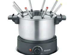 Severin Fondue-Set FO 2470 Edelstahl 1.500 W< Haushaltsgeräte