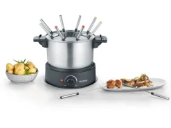 Severin Fondue-Set FO 2470 Edelstahl 1.500 W< Haushaltsgeräte