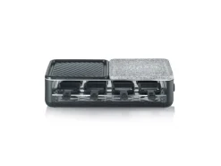 Severin Raclette-Grill RG 2366 Black Line Lite Naturstein & Grillfläche 1.300 W