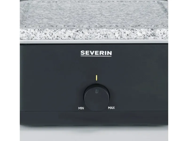 Severin Raclette-Grill RG 2366 Black Line Lite Naturstein & Grillfläche 1.300 W