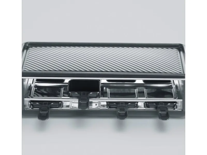 Severin Raclette-Grill RG 2365 Black Line Lite mit Grillplatte 1.300 W< Haushaltsgeräte