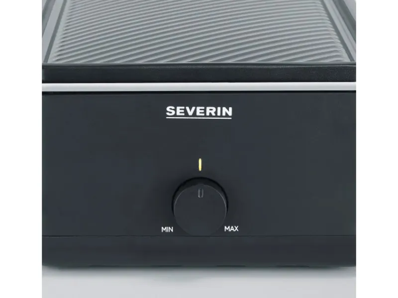 Severin Raclette-Grill RG 2365 Black Line Lite mit Grillplatte 1.300 W< Haushaltsgeräte