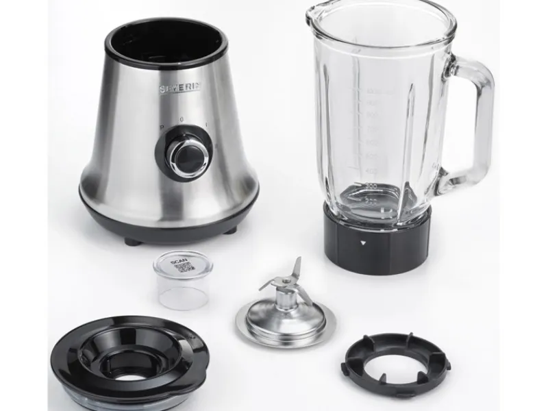 Severin Haushaltsgeräte<Standmixer SM 3734 Edelstahl Schwarz