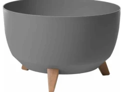 Outlet Siena Garden Pflanzgefäß Oslo Ø 40x25 cm Anthrazit