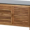 Siena Garden Kochfelder|Kühlschränke<Riva Outdoor-Kitchen Mittelteil niedrig Dunkelgrau ca. 100x52x67 cm