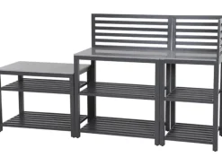 Siena Garden Kochfelder|Kühlschränke<Riva Outdoor-Kitchen Mittelteil niedrig Dunkelgrau ca. 100x52x67 cm