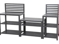 Siena Garden Kochfelder|Kühlschränke<Riva Outdoor-Kitchen Mittelteil niedrig Dunkelgrau ca. 100x52x67 cm