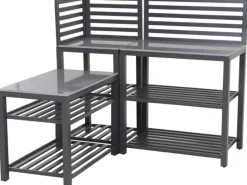 Siena Garden Kochfelder|Kühlschränke<Riva Outdoor-Kitchen Mittelteil niedrig Dunkelgrau ca. 100x52x67 cm