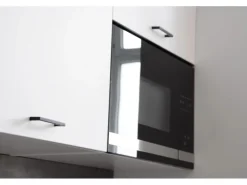 Siro Küchenschränke<Möbelgriff 2108 Metall Uni Schwarz Matt Lochabstand 96 mm