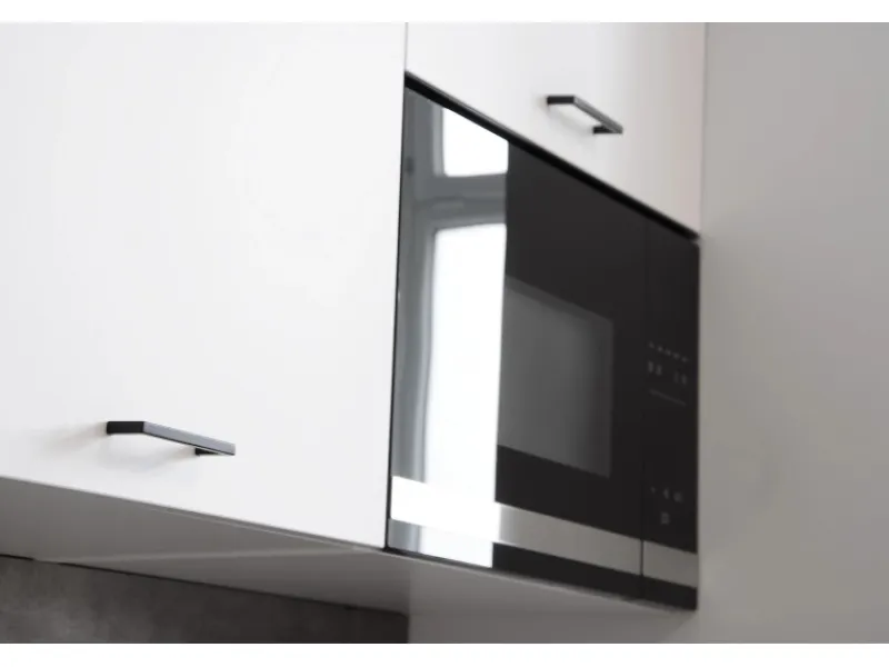 Siro Küchenschränke<Möbelgriff 2108 Metall Uni Schwarz Matt Lochabstand 96 mm