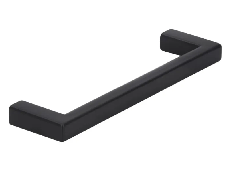 Siro Küchenschränke<Möbelgriff 2108 Metall Uni Schwarz Matt Lochabstand 96 mm