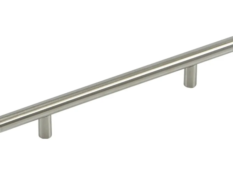 Siro Möbelgriff Edelstahl Feingeschliffen Lochabstand 128 mm< Einbauküchen|Küchenschränke