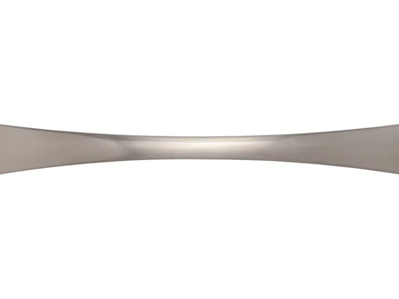 Siro Einbauküchen<Möbelgriff Metall Druckguss Edelstahleffekt Lochabstand 128 mm 5 Stück