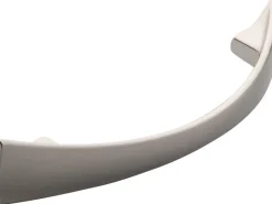 Siro Einbauküchen<Möbelgriff Metall Druckguss Edelstahleffekt Lochabstand 128 mm 5 Stück