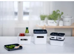 SmartStore Compact Square L weiß Aufbewahrungsbox< Vorratsbehälter|Kühlschränke