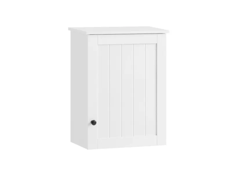 SoBuy Badezimmerschrank Hängeschrank Wandschrank Weiß BZR19-W< Küchenschränke