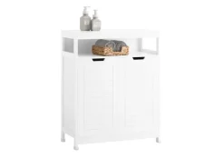 Clearance SoBuy Badkommode Kommode Sideboard Flurschrank Badezimmerschrank Weiß BZR121-W