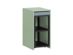 SoBuy Servierwagen<Beistelltisch Satztisch Couchtisch mit Rollen Stapelbar Grün FBT145-GR
