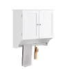 SoBuy Hängeschrank Badezimmerschrank Wandschrank Küchenschrank BZR84-W< Küchenschränke