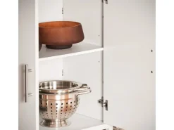 SoBuy Kücheninsel Freistehend Küchenschrank Sideboard Weiß-Natur KNL09-WN< Kücheninseln|Küchenschränke
