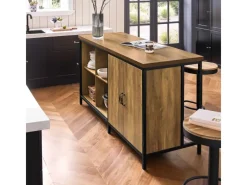 Clearance SoBuy Kücheninsel Freistehend Küchenschrank Sideboard 170x89x60cm KNL01-F