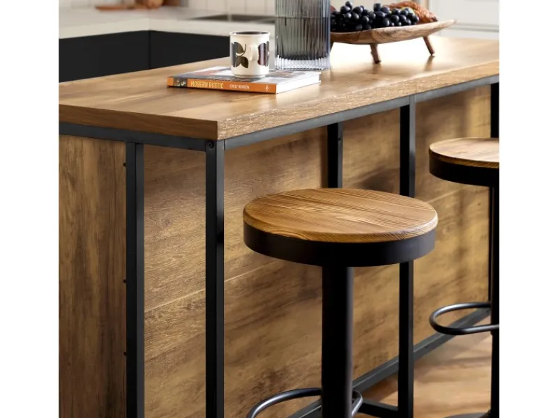 Clearance SoBuy Kücheninsel Freistehend Küchenschrank Sideboard 170x89x60cm KNL01-F