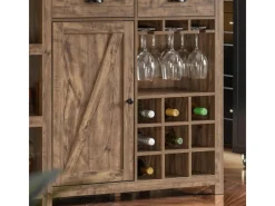 SoBuy Kücheninseln|Küchenschränke<Kücheninsel Freistehend Küchenschrank Sideboard Buffet Vintage SVW20-N