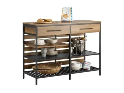 Discount SoBuy Kücheninsel Sideboard mit Schublade Kommode Küchenschrank Vintage FSB85-PF