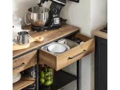 Discount SoBuy Kücheninsel Sideboard mit Schublade Kommode Küchenschrank Vintage FSB85-PF