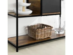 Sale SoBuy Küchenregal Standregal Mikrowellenregal Küchenschrank Sideboard FSB56-F