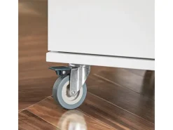 Sale SoBuy Küchenwagen auf Rollen Kücheninsel Rollwagen Servierwagen Weiß FKW117-W