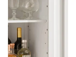 Online SoBuy Küchenwagen mit Flaschenablage Küchenschrank Servierwagen Weiß FKW94-W