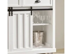 Online SoBuy Küchenwagen mit Flaschenablage Küchenschrank Servierwagen Weiß FKW94-W
