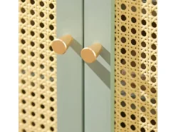 SoBuy Küchenschränke<Schuhschrank Küchenschrank Sideboard Kommode Grün FSB72-GR