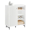 SoBuy Schuhschrank Küchenschrank Sideboard Kommode Weiß FSB62-W