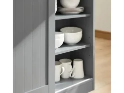 Discount SoBuy Sideboard Kücheninsel mit Arbeitsfläche Küchenschrank Kommode FSB36-HG