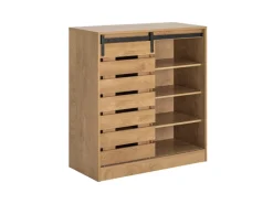 SoBuy Sideboard Schuhschrank Kommode Küchenschrank Flurschrank Lowboard FSB65-N< Küchenschränke