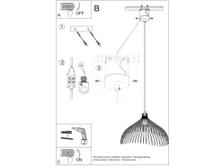 Sollux Kücheninseln<Lighting Hängeleuchte UMB Weiß