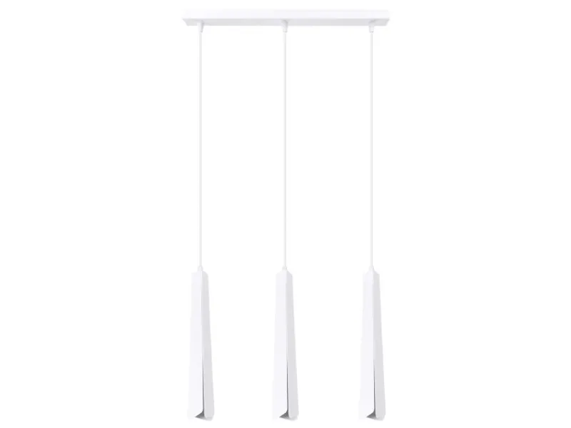 Hot Sollux Lighting Hängeleuchte Prysm 3L Weiß