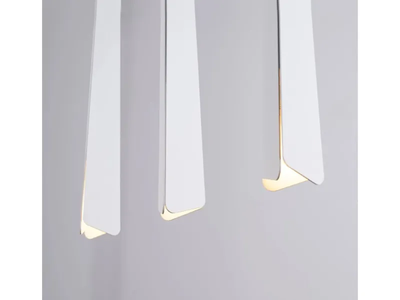 Hot Sollux Lighting Hängeleuchte Prysm 3L Weiß
