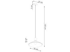 Hot Sollux Lighting Pendelleuchte Jaga Weiß