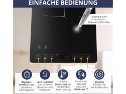 Sommertal Induktionskochfeld  1er-Platte< Kochfelder