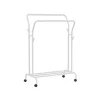 Songmics Wäschetrockner<Kleiderständer mit Rollen 52,5 cm x 103,5 cm x 155 cm Weiß