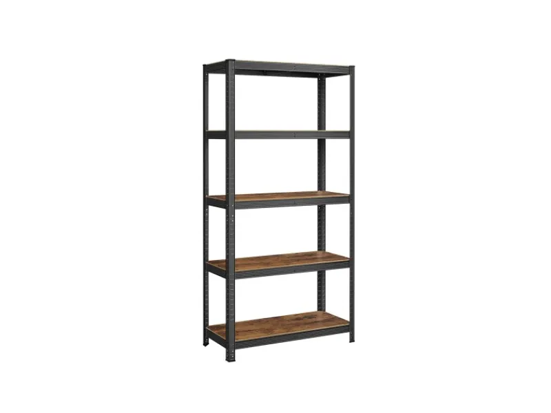 Songmics Küchenregale<Lagerregal 40 cm x 90 cm x 180 cm Braun-Schwarz