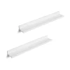 New Songmics Schweberegal 2er Set 10 cm x 60 cm Weiß