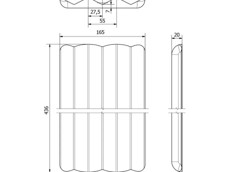 SOTECH Bambus Gewürzeinsatz 436x165x20 mm Für ORGA-BOX 2 und 3 Besteckeinsätze mit Canvas Struktur< Besteckkästen